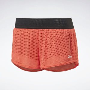 Reebok United by Fitness MyoKnit Kurze Hose Damen - Orange/Rot - DE 098-OEM